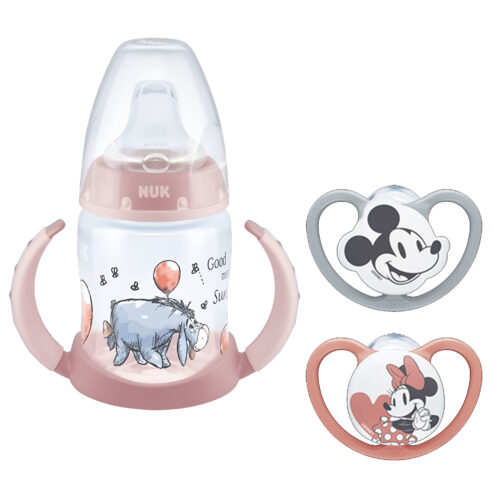 NUK Disney  Trinklernflasche mit Space Schnuller 6-18M Set