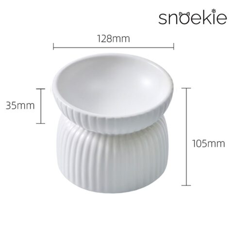 06a4effc-5d4a-4ce9-b69c-b4515ae6a345_1000x1000.jpeg.format.jpg snoekie Erhöhter Porzellan-Haustiernapf – 12.8×12.8×10.5 cm, Hochtemperaturgebrannt, Spülmaschinenfest