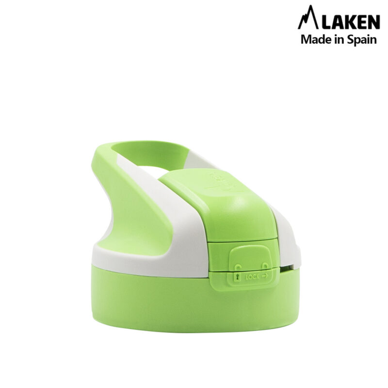 Laken Tritan Trinkflasche 450 ml – Kinderflasche mit Sicherheitsverschluss und Klappdeckel – Auslaufsicher SUMMIT GAIA