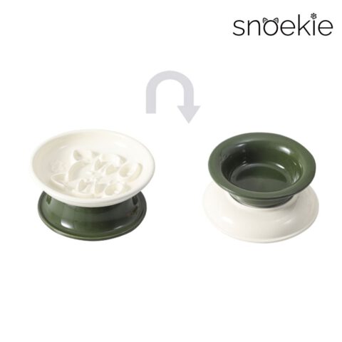 0a32104e-f861-411d-838a-836b1d03efba_1000x1000.jpeg.format.jpg snoekie Erhöhter Anti-Schling Napf aus Porzellan – 17×17×8 cm, Hochtemperaturgebrannt, Spülmaschinenfest, Buntes Design