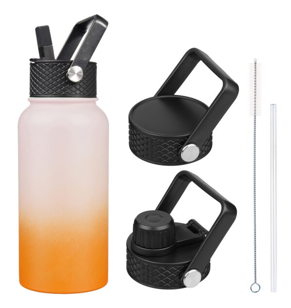 Snoekie Thermos Trinkflasche 800ml orange – Bild 4
