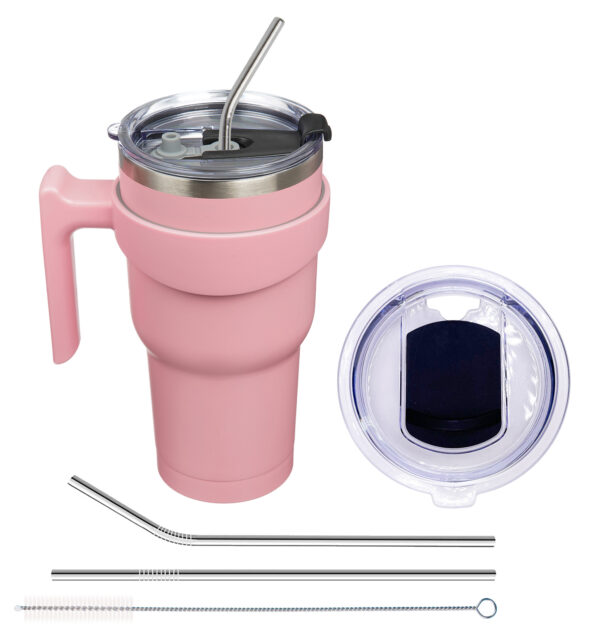 Snoekie Reise-Thermosbecher 900ml rosa – Bild 5