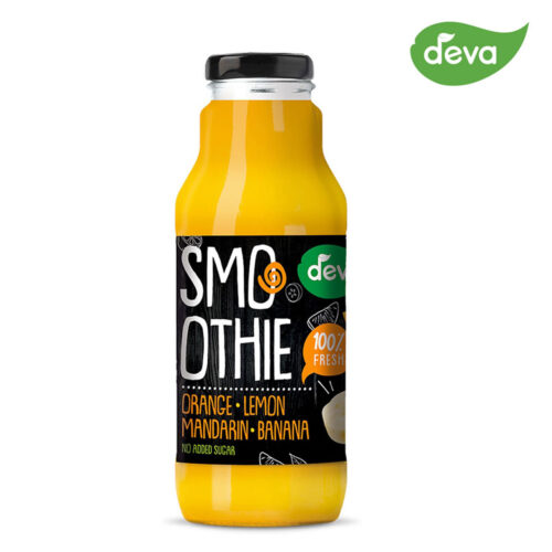 Deva Frucht-Smoothie Banane, Mango, Orange & Apfel – Ohne Zuckerzusatz¹ – Ungekühlt haltbar –Für Kinder ab 3 Jahren- Glutenfrei & Vegan – 300 ml