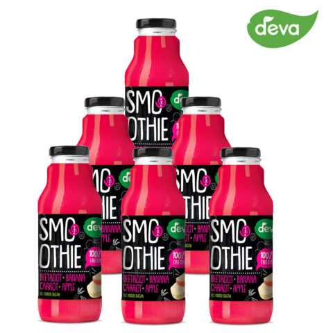 1011-beetroot-6 Deva Frucht- & Gemüsesmoothie Rote Bete, Banane, Karotte & Apfel – Ohne Zuckerzusatz¹ – Ungekühlt haltbar – Für Kinder ab 3 Jahren – Glutenfrei & Vegan – 300 ml