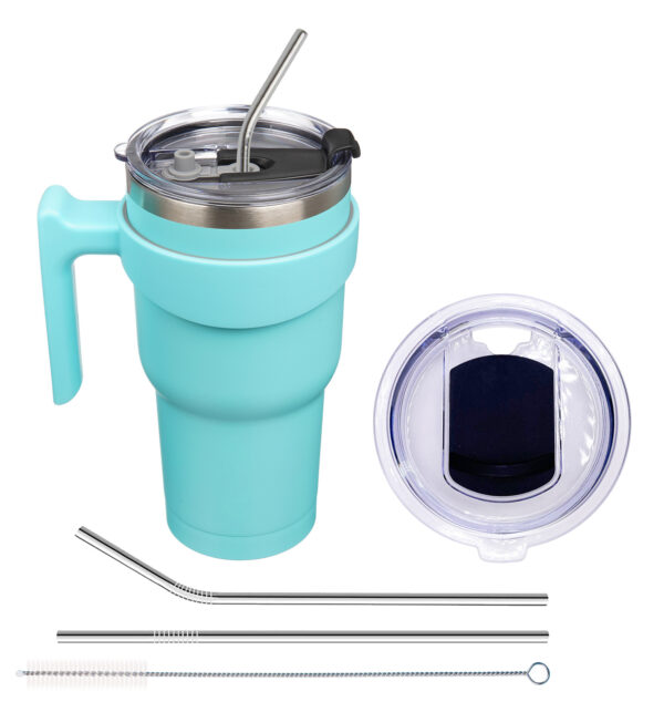 Snoekie Reise-Thermosbecher 900ml hell blau – Bild 6