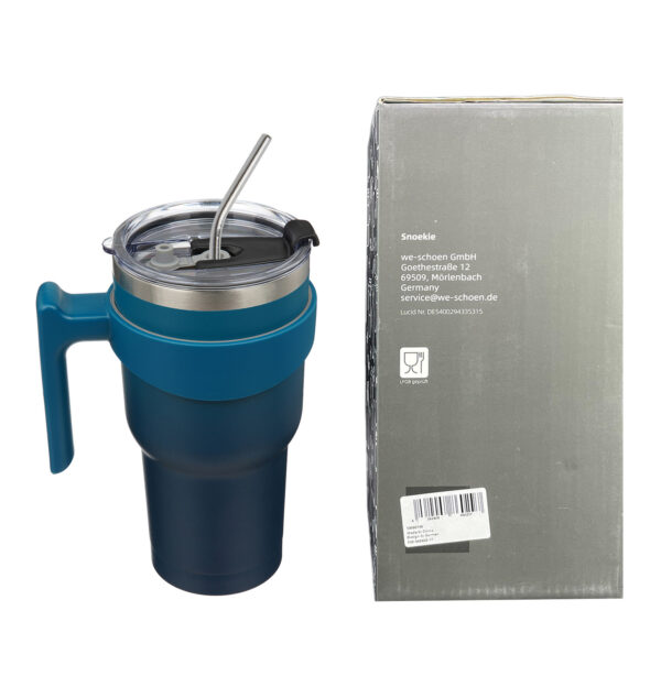 Snoekie Reise-Thermosbecher 900ml dunkel blau – Bild 4