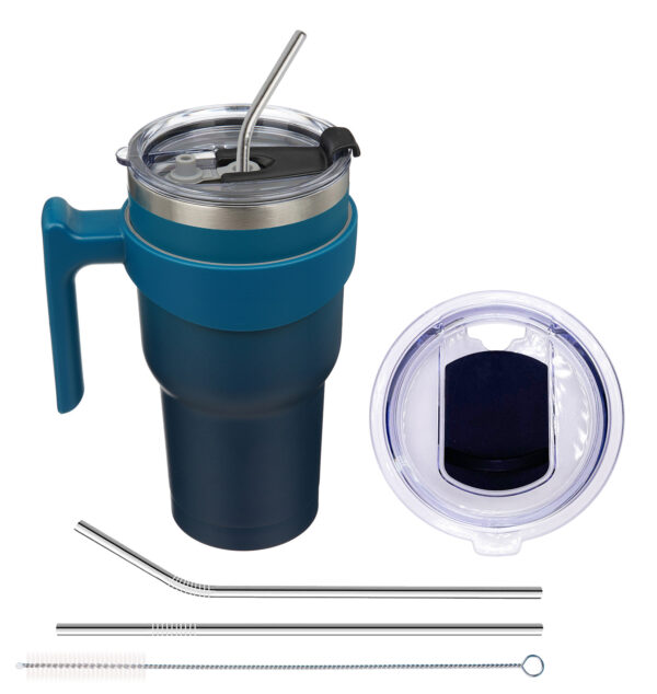 Snoekie Reise-Thermosbecher 900ml dunkel blau – Bild 6