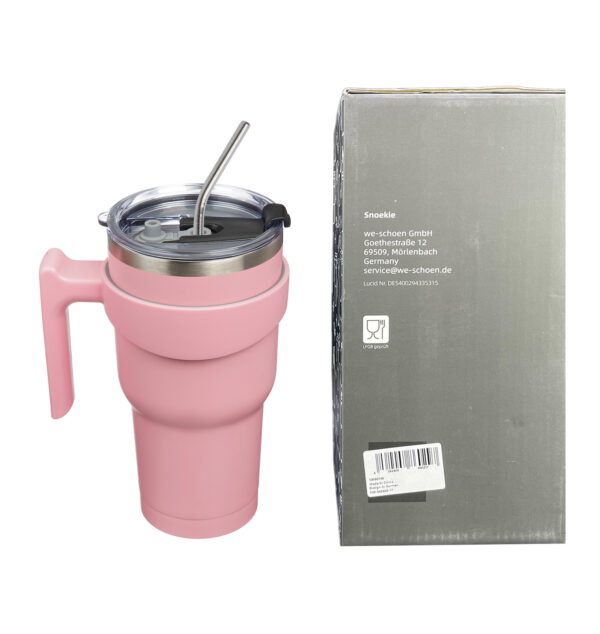 Snoekie Reise-Thermosbecher 900ml rosa – Bild 3