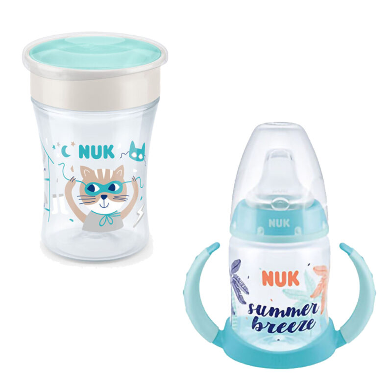 NUK Magic Cup 230ml mit Trinklernflasche 150ml Vorteilset