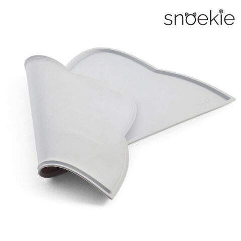 snoekie Rutschfeste Silikon-Futtermatte – 46.5×25.8 cm, Katzenform, Wasserdicht, Leicht zu Reinigen