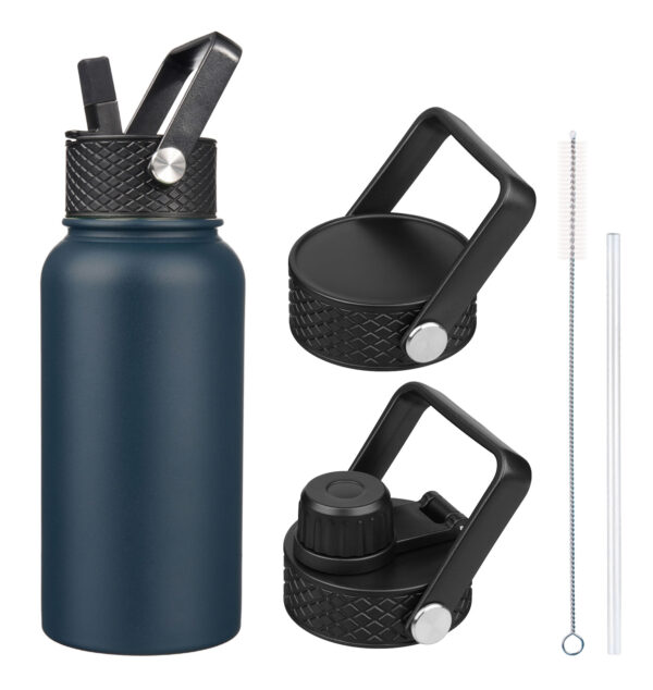 Snoekie Thermos Trinkflasche 800ml dunkblau – Bild 4