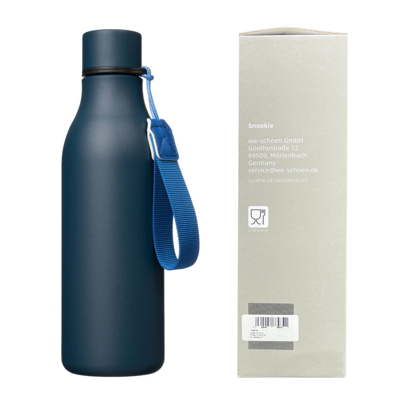 2 Snoekie Thermosflasche 530ml dunkel blau