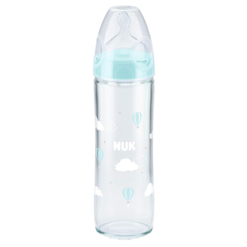 Babyflasche NUK First Choice Glas Flasche + blau
