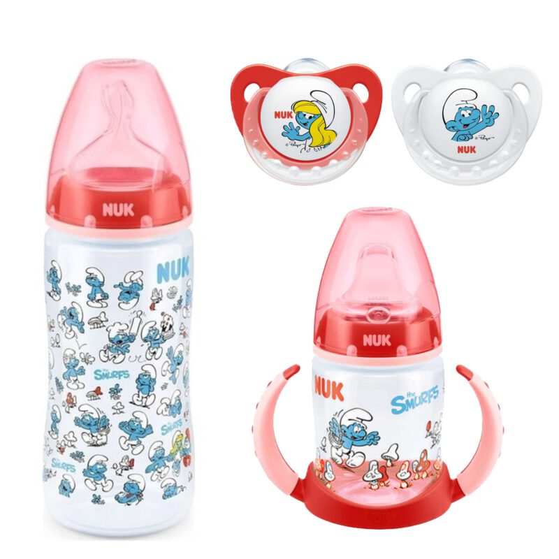Babyflasche NUK "die Schlümpfe" Set