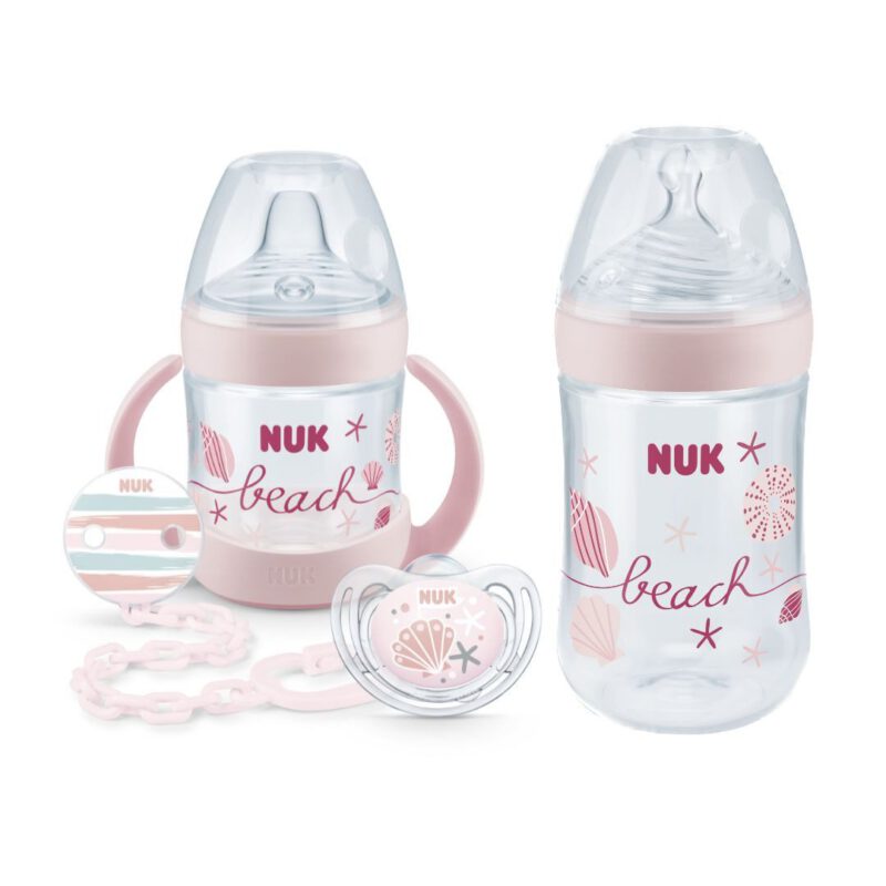 Babyflasche NUK Nature Sense Beach Edition rose Set