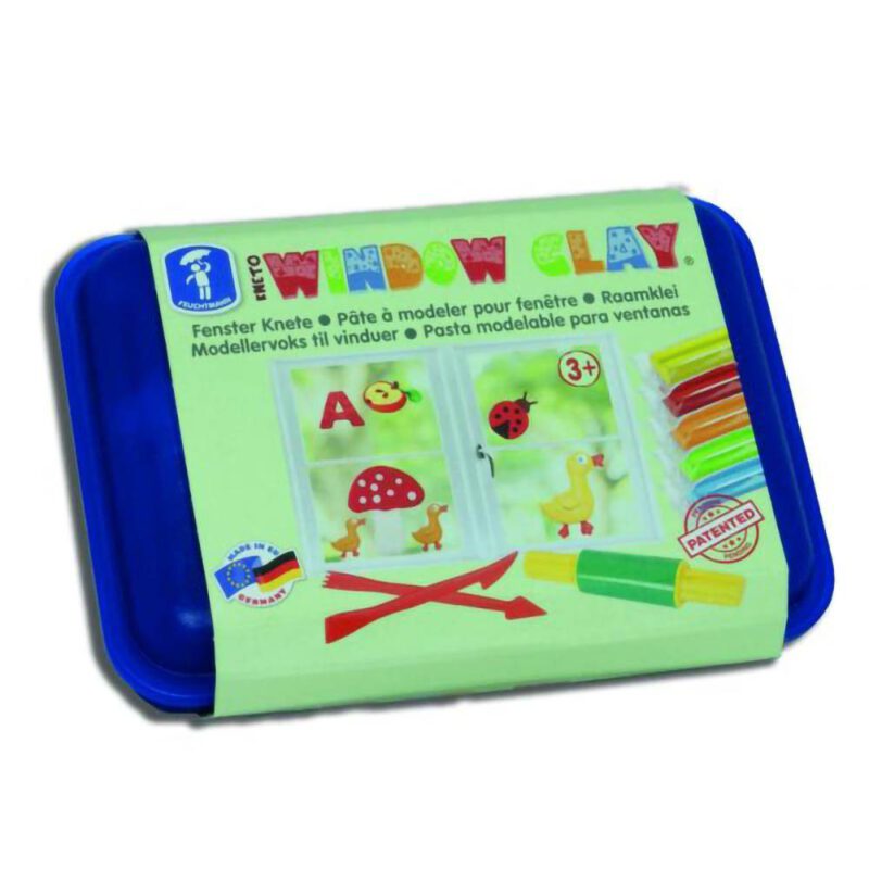 Fensterknete 5 bunte Stangen Lunch box 175g