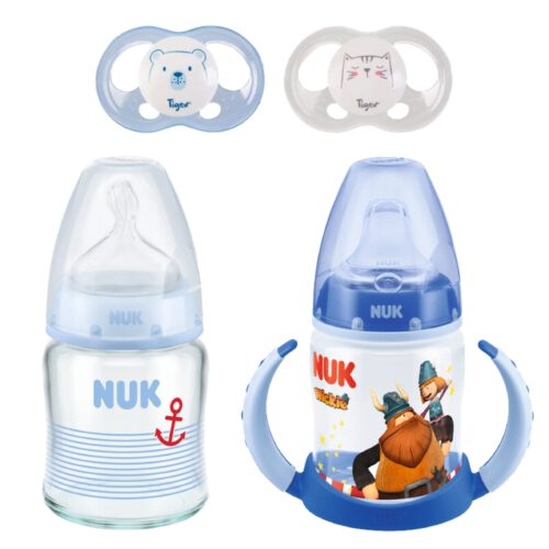 Babyflasche Tigex Schnuller + First Choice TLF Wickie + First Choice +