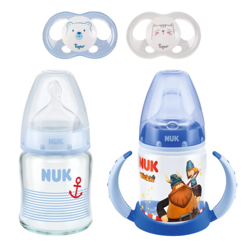 Babyflasche Tigex Schnuller + First Choice TLF Wickie + First Choice +