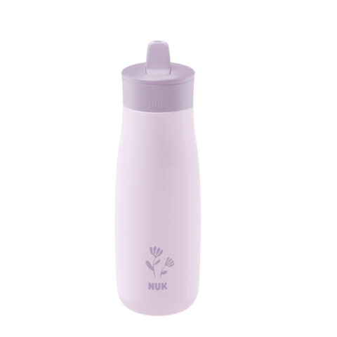 NUK Mini-Me Flip Trinkflasche aus Edelstahl 500ml mit 2in1 Trinkaufsatz