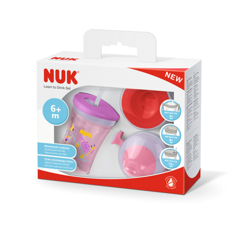 1 NUK Trinklernset 230ml