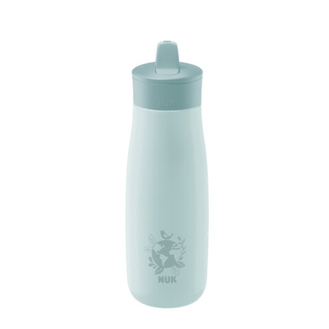 NUK Mini-Me Flip Trinkflasche aus Edelstahl 500ml mit 2in1 Trinkaufsatz