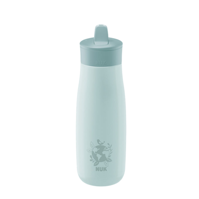 NUK Mini-Me Flip Trinkflasche aus Edelstahl 500ml mit 2in1 Trinkaufsatz