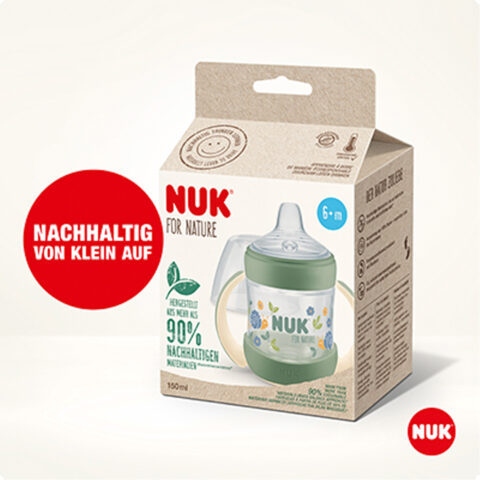 NUK for Nature Trinklernflasche 150ml mit Temperature Control