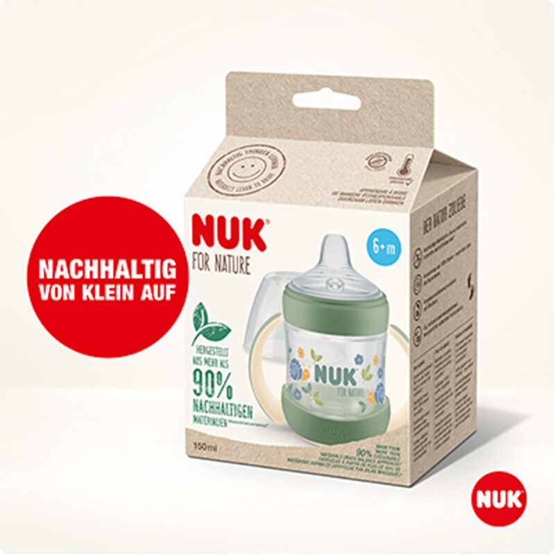 NUK for Nature Trinklernflasche 150ml mit Temperature Control