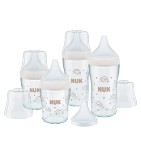 NUK Perfect Match Multipack 4er Glasflaschen-Set