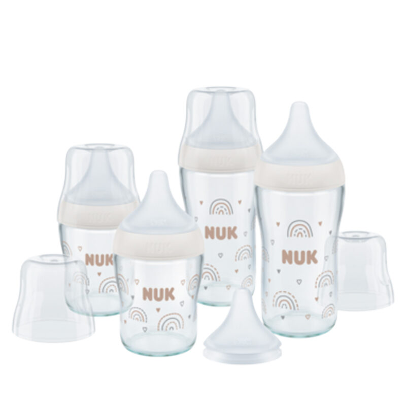 NUK Perfect Match Multipack 4er Glasflaschen-Set