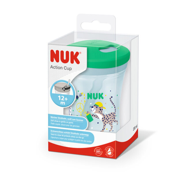 NUK Action Cup 230ml mit Trinkhalm – Bild 4