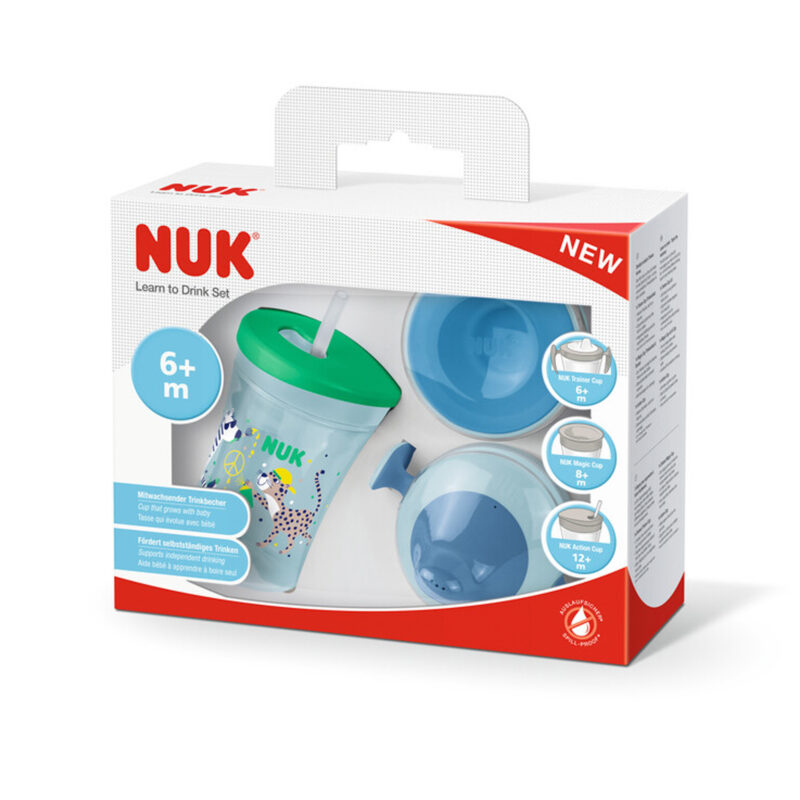 3 NUK Trinklernset 230ml