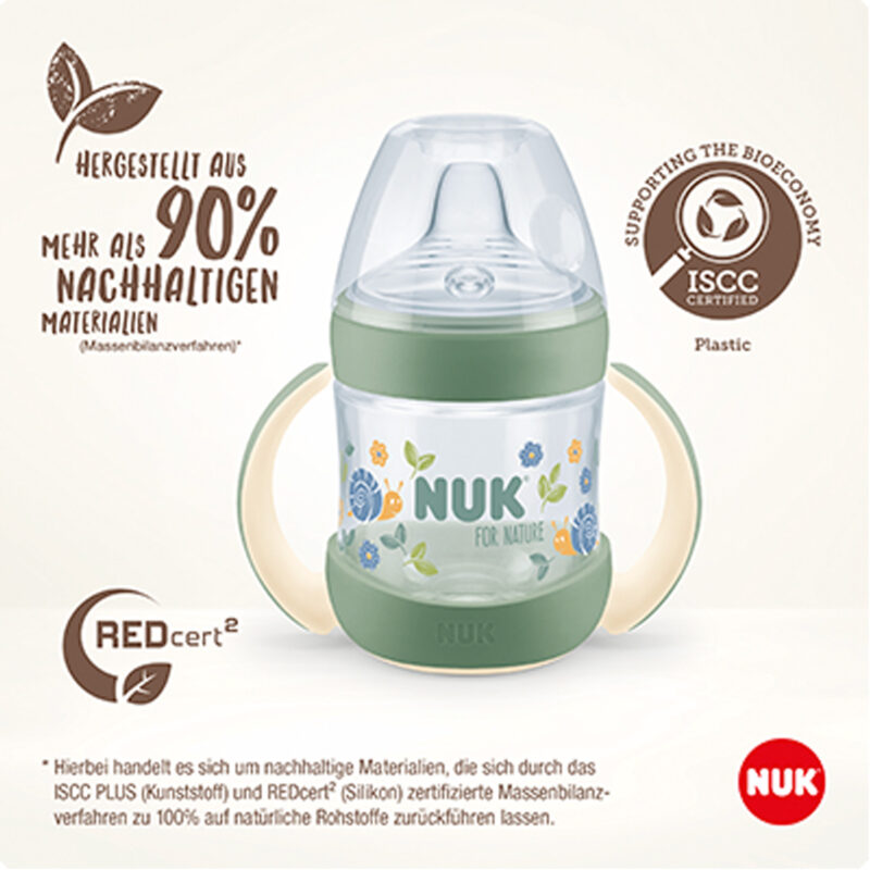 NUK for Nature Trinklernflasche 150ml mit Temperature Control