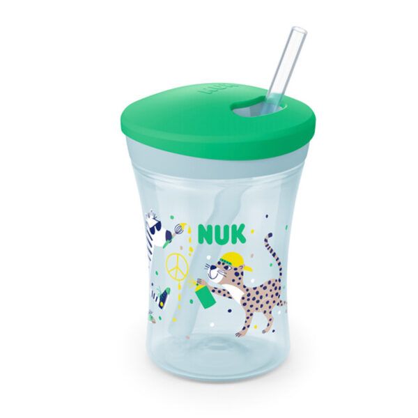 NUK Action Cup 230ml mit Trinkhalm – Bild 3