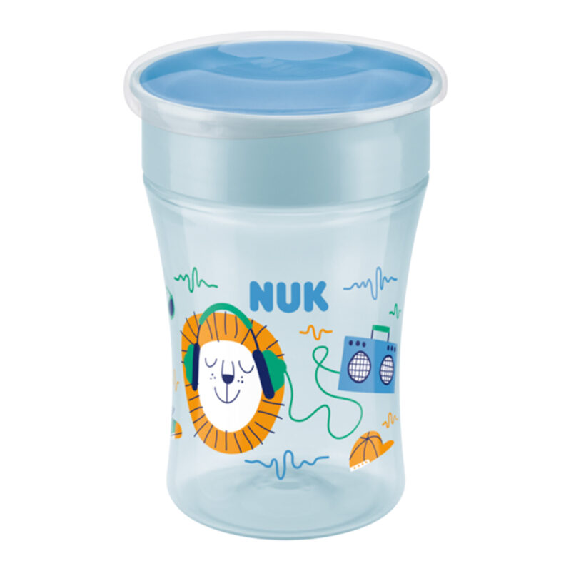 NUK Magic Cup 230ml mit Trinkrand und Deckel