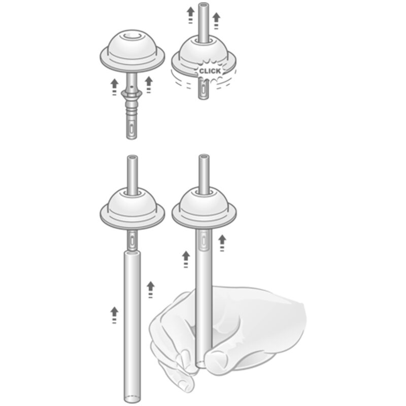 NUK Ersatztrinkhalm für Flexi Cup