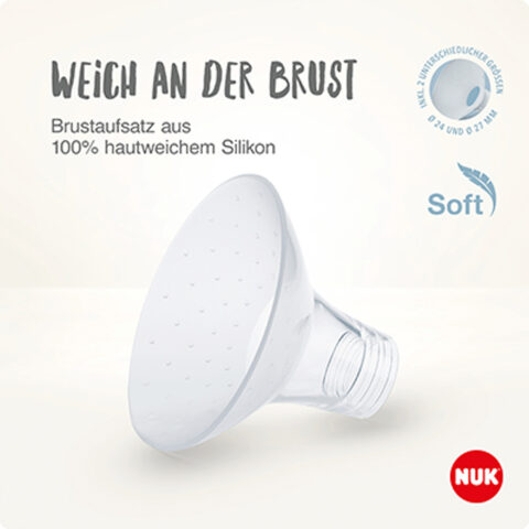 NUK Soft & Easy elektrische Milchpumpe Erweiterungsset
