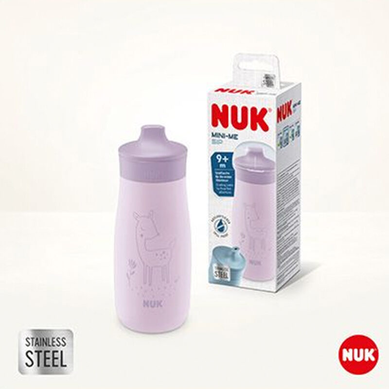 NUK Mini-Me Sip Trinkflasche aus Edelstahl 300ml