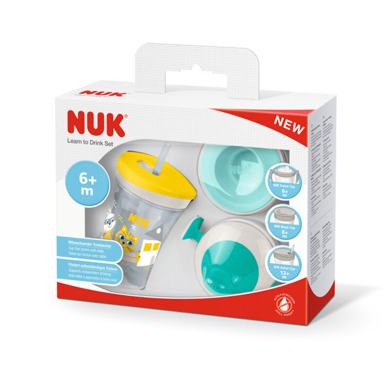 5 NUK Trinklernset 230ml