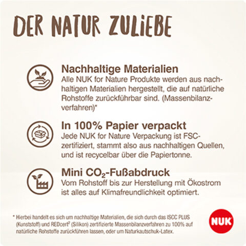 NUK for Nature Trinklernflasche 150ml mit Temperature Control