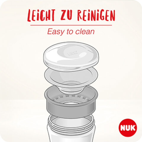 NUK Magic Cup 230ml mit Trinkrand und Deckel