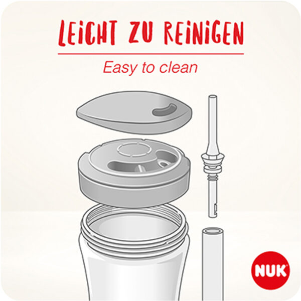 NUK Action Cup 230ml mit Trinkhalm – Bild 8