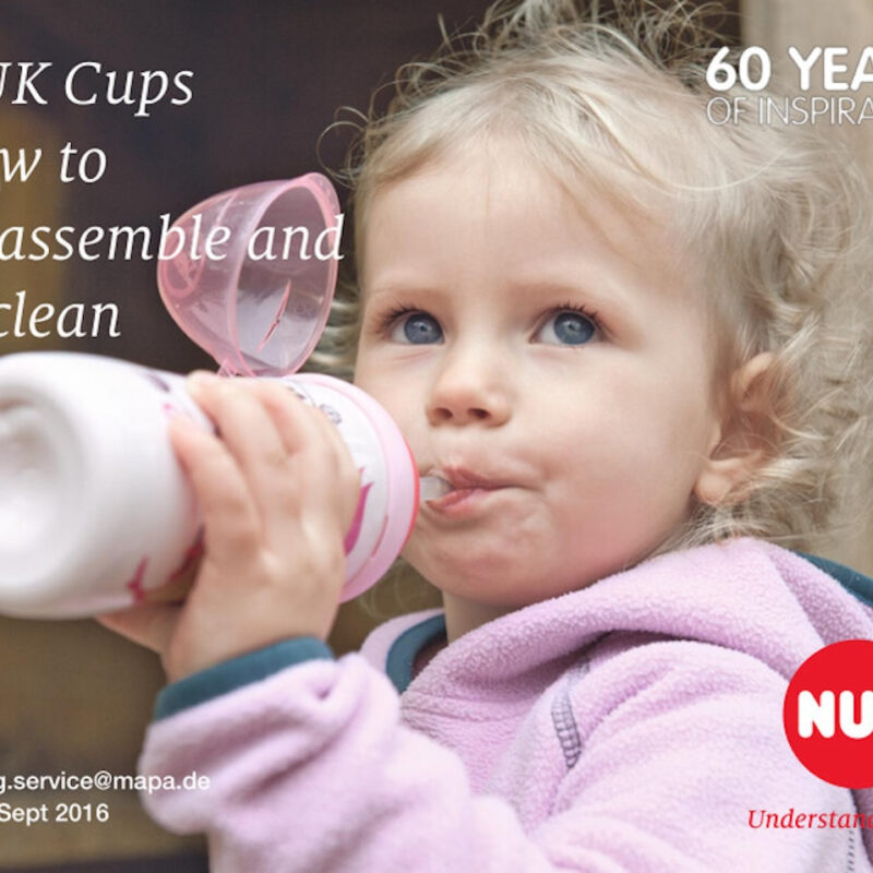 NUK babyflasche/Trinklernbecher Flexi cup + smart cup Vorteilset