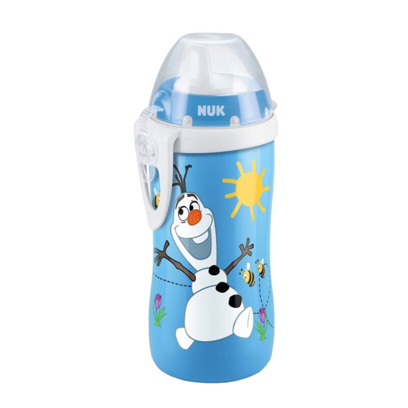 NUK NUK Babyflasche Magic Cup Trinklernbecher 8+ Monate, 230 ml, auslaufsicherer 360°-Trinkrand + Kiddy Cup 300ml 12M+