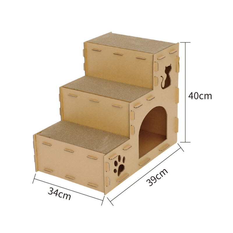 Snoekie Dreischichtiges Kratzbrett aus Wellpappe – robust, langlebig und ideal für spielaktive Katzen