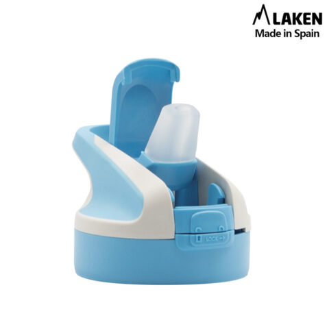 Laken Tritan Trinkflasche 450 ml – Kinderflasche mit Sicherheitsverschluss und Klappdeckel – Auslaufsicher TAPON SUMMIT