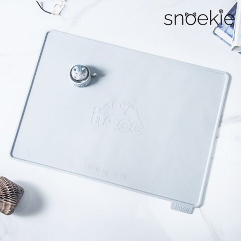 snoekie XL Silikon-Futtermatte – 55×39 cm, Rutschfest, Wasserdicht, Extra Groß, Leicht zu Reinigen