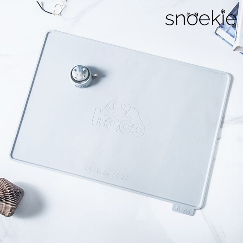 snoekie XL Silikon-Futtermatte – 55×39 cm, Rutschfest, Wasserdicht, Extra Groß, Leicht zu Reinigen