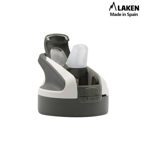 Laken Tritan Trinkflasche 450 ml – Kinderflasche mit Sicherheitsverschluss und Klappdeckel – AuslaufsicherSUMMIT ANIMAL