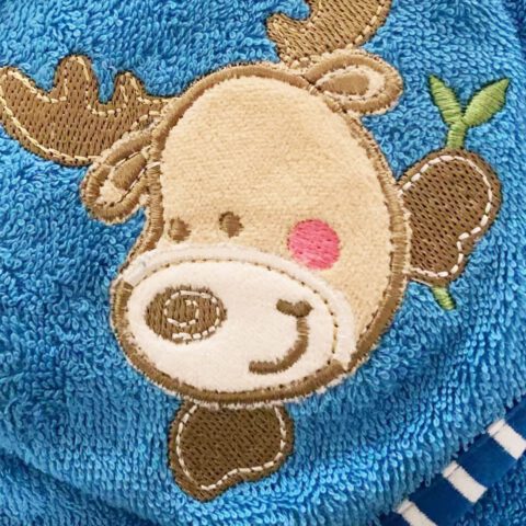 Morgenstern Kinder Badeponcho aus 100 % Baumwolle Rentier
